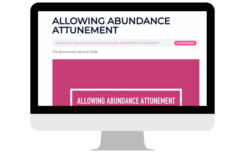 abundance, Activate the Flow of Abundance Course